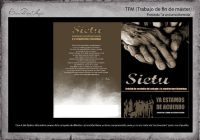 Díptico de promoción del proyecto Sietu -exterior-
